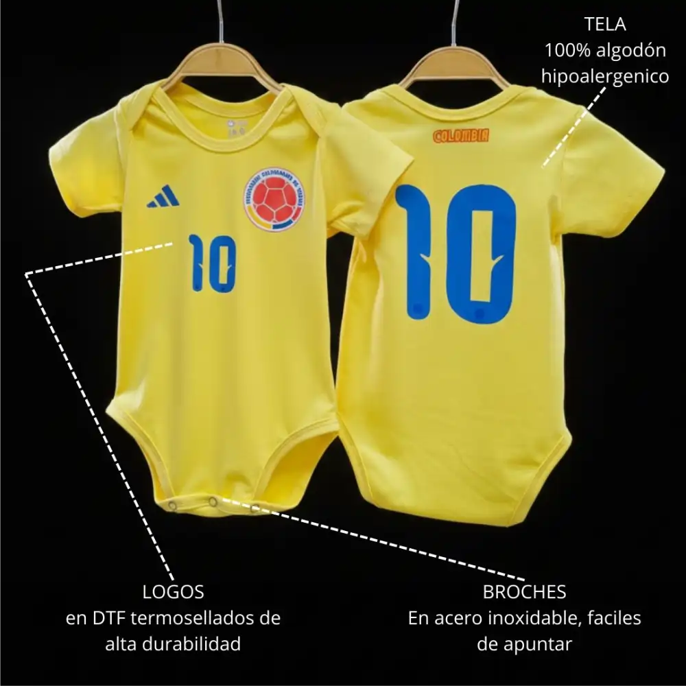 Body bebe mundialista selección Colombia