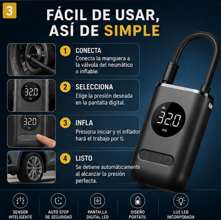 COMPRESOR INALAMBRICO DIGITAL